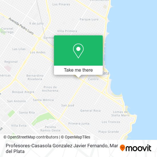 Mapa de Profesores-Casasola Gonzalez Javier Fernando