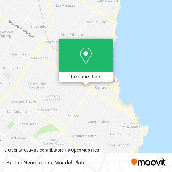Mapa de Barton Neumaticos