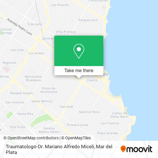 Mapa de Traumatologo-Dr. Mariano Alfredo Miceli