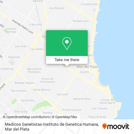 Medicos Genetistas-Instituto de Genetica Humana map