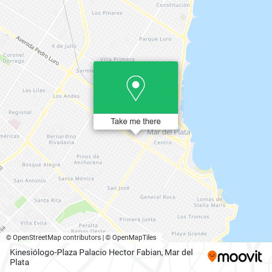 Mapa de Kinesiólogo-Plaza Palacio Hector Fabian