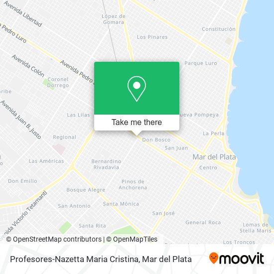 Profesores-Nazetta Maria Cristina map