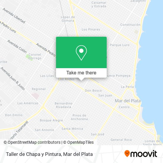 Mapa de Taller de Chapa y Pintura