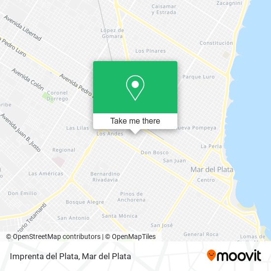 Mapa de Imprenta del Plata