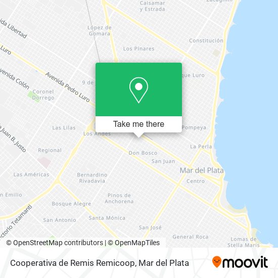 Cooperativa de Remis Remicoop map