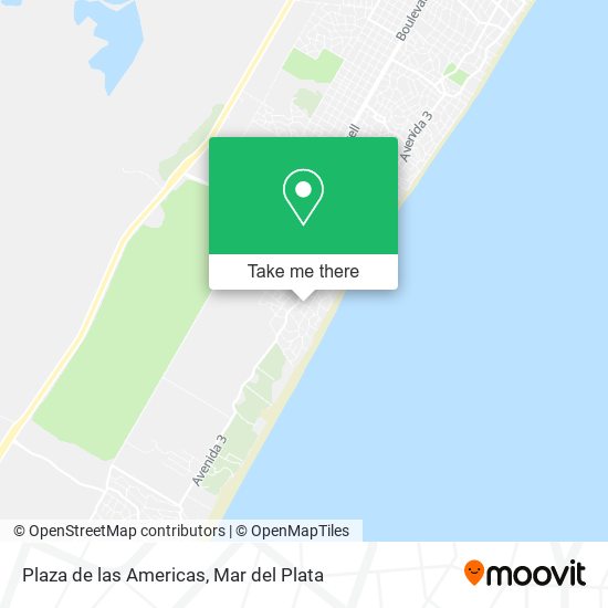 Plaza de las Americas map