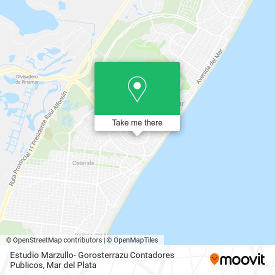 Estudio Marzullo- Gorosterrazu Contadores Publicos map