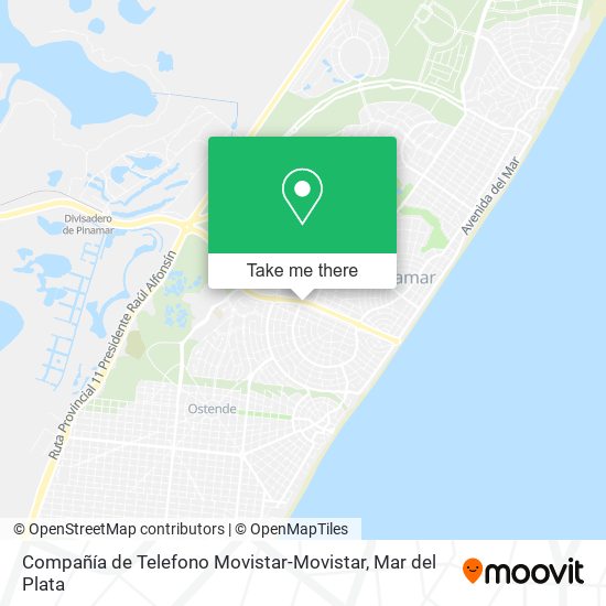 Mapa de Compañía de Telefono Movistar-Movistar