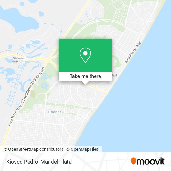 Mapa de Kiosco Pedro