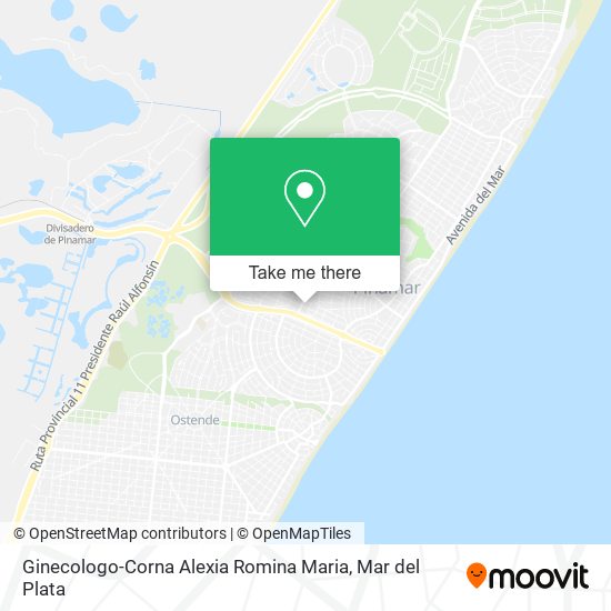 Ginecologo-Corna Alexia Romina Maria map