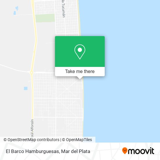 El Barco Hamburguesas map