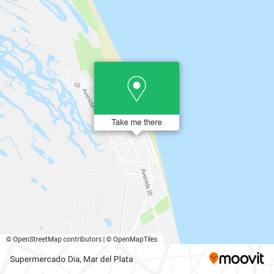 Supermercado Dia map