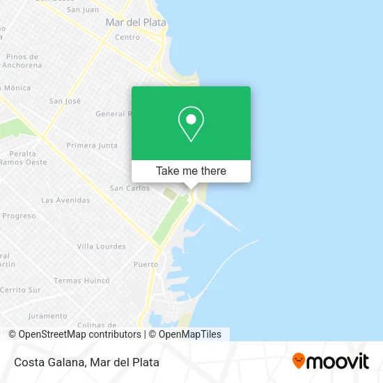 Costa Galana map