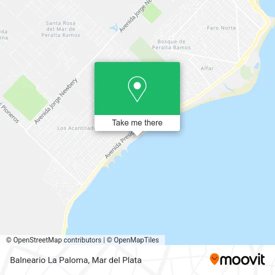 Balneario La Paloma map
