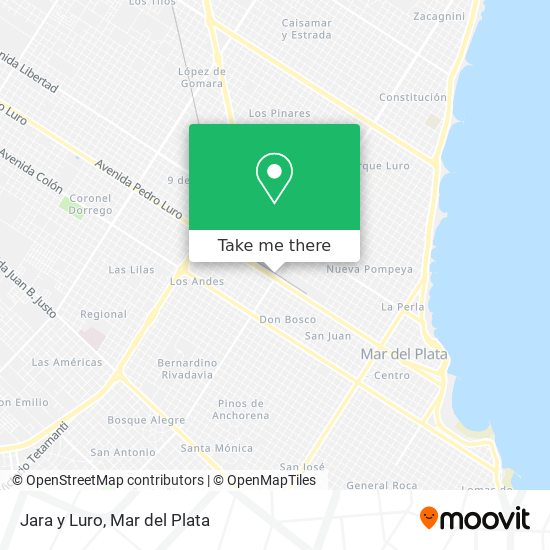 Mapa de Jara y Luro