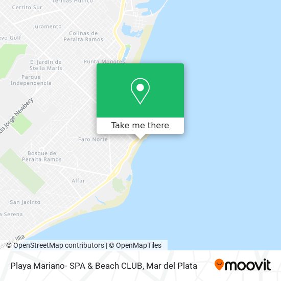 Playa Mariano- SPA & Beach CLUB map