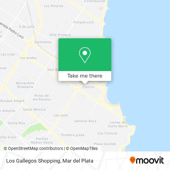 Los Gallegos Shopping map