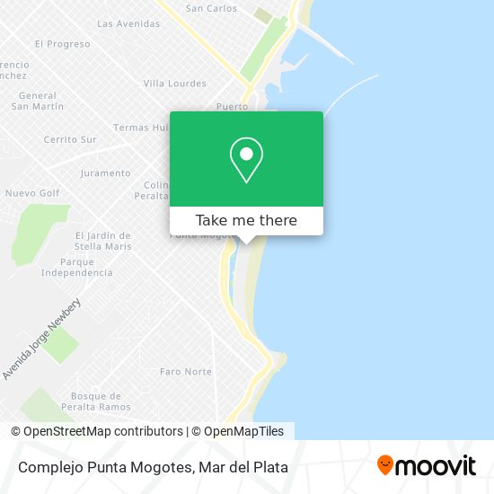 Complejo Punta Mogotes map