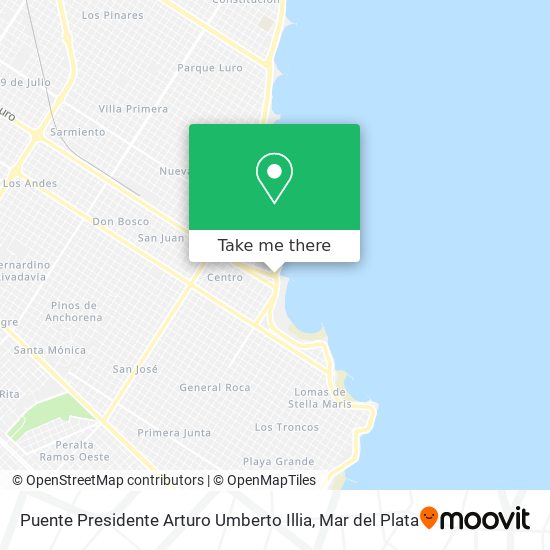 Mapa de Puente Presidente Arturo Umberto Illia