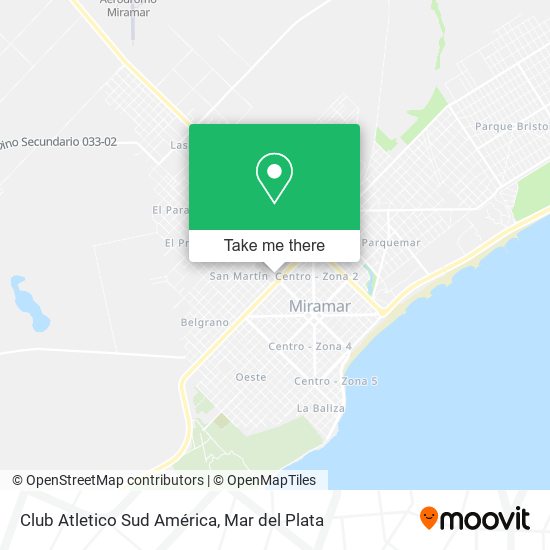 Club Atletico Sud América map