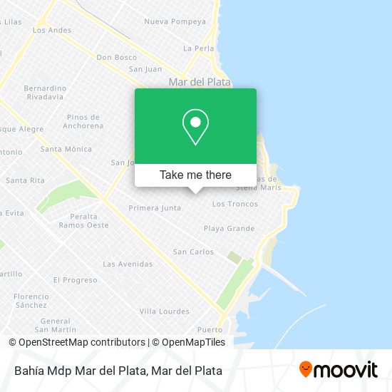 Bahía Mdp Mar del Plata map