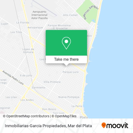 Inmobiliarias-García Propiedades map