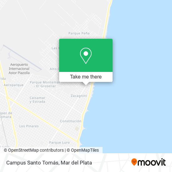 Campus Santo Tomás map