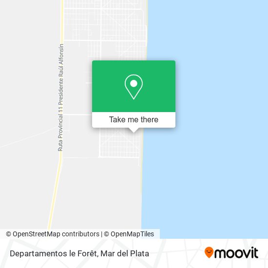 Departamentos le Forêt map