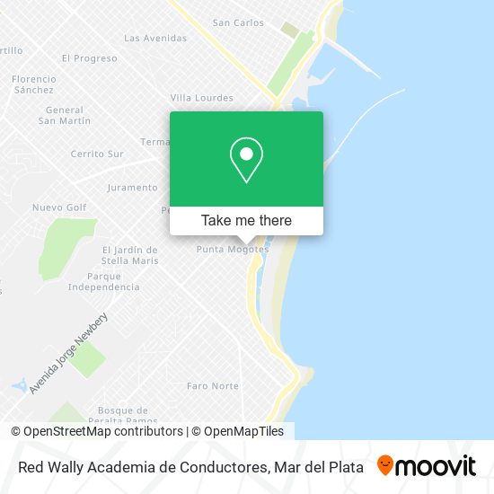 Red Wally Academia de Conductores map