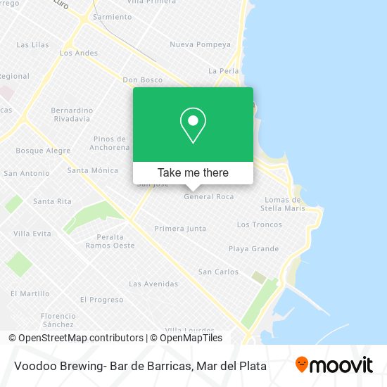 Voodoo Brewing- Bar de Barricas map