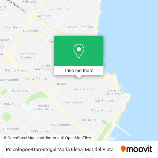 Psicologos-Gorostegui Maria Elena map