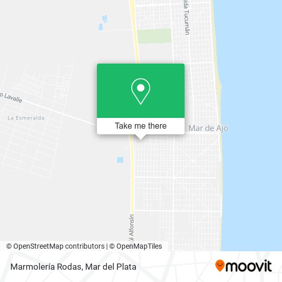 Mapa de Marmolería Rodas