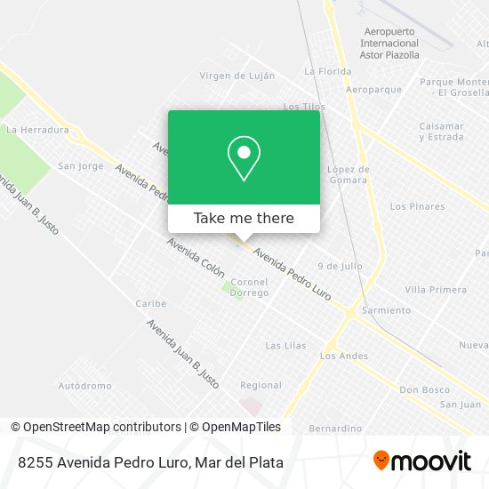 8255 Avenida Pedro Luro map
