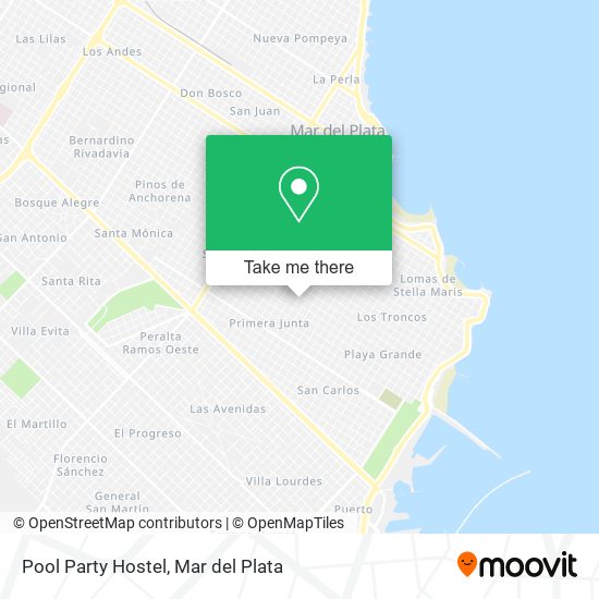 Pool Party Hostel map