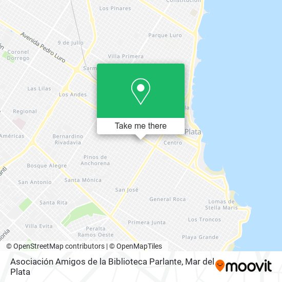 Asociación Amigos de la Biblioteca Parlante map