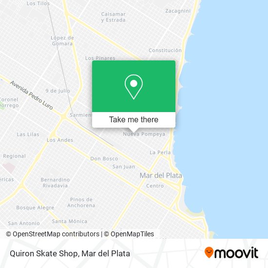 Mapa de Quiron Skate Shop