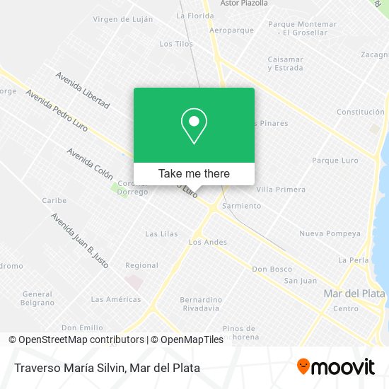 Traverso María Silvin map