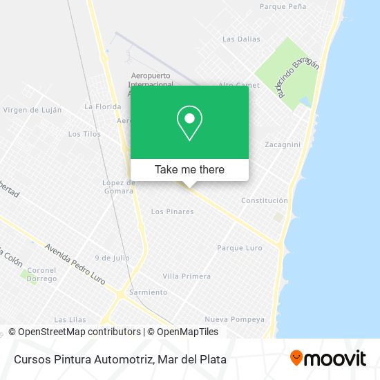 Mapa de Cursos Pintura Automotriz