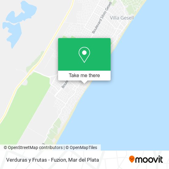 Mapa de Verduras y Frutas - Fuzion