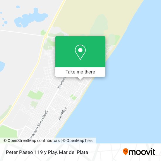 Peter Paseo 119 y Play map