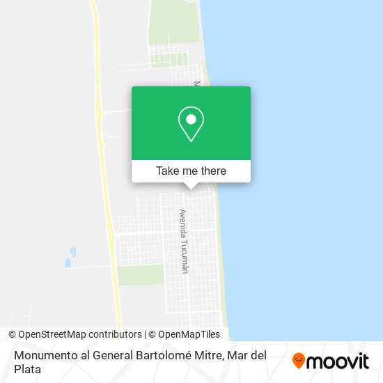 Monumento al General Bartolomé Mitre map