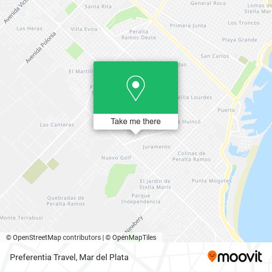 Preferentia Travel map