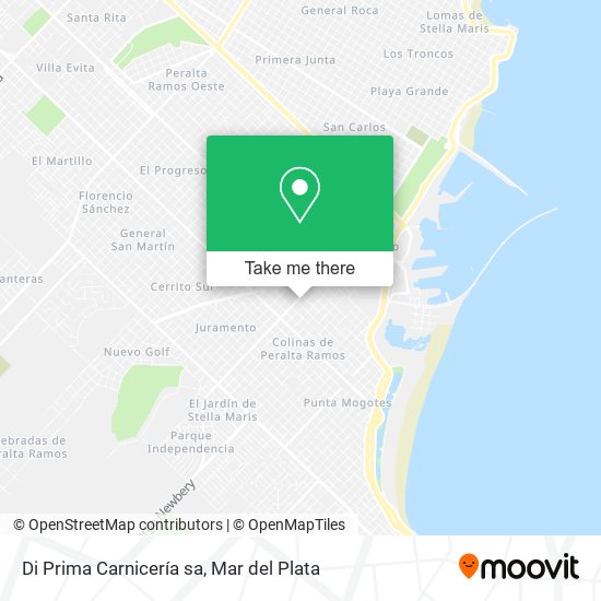 Mapa de Di Prima Carnicería sa