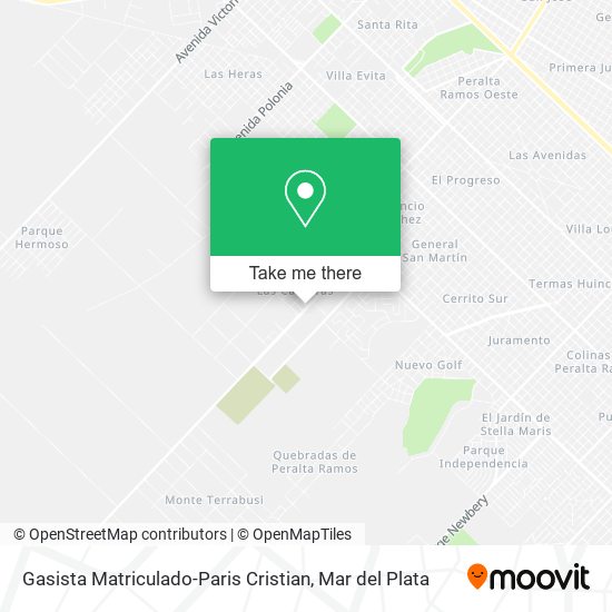Gasista Matriculado-Paris Cristian map