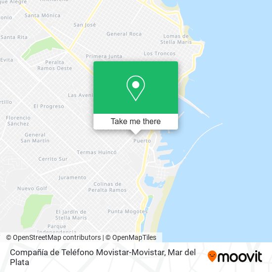 Compañía de Teléfono Movistar-Movistar map