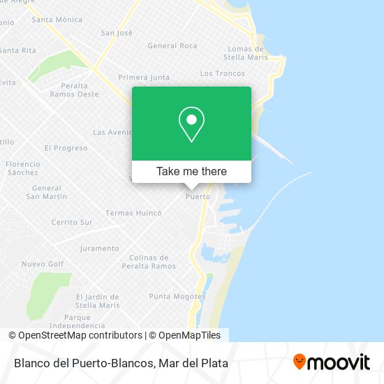 Blanco del Puerto-Blancos map