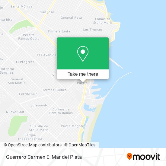 Guerrero Carmen E map