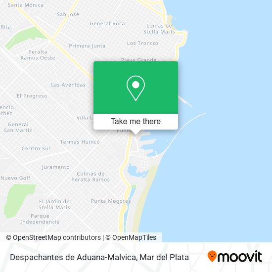 Despachantes de Aduana-Malvica map