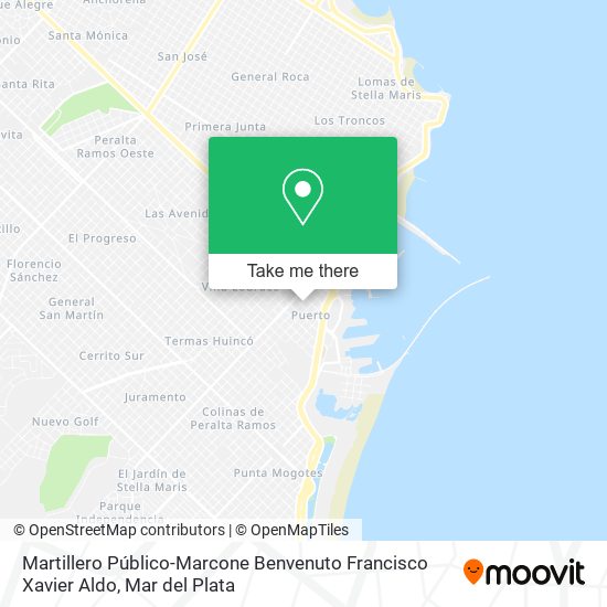 Martillero Público-Marcone Benvenuto Francisco Xavier Aldo map