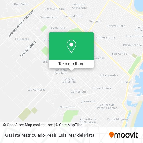 Gasista Matriculado-Pesiri Luis map